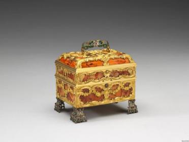 图片[2]-Makeup Case Inlaid with a Timepiece, England, 18th century-China Archive